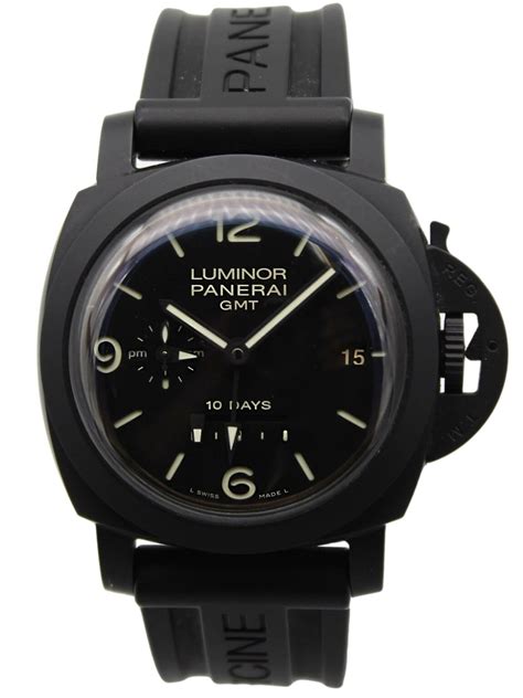 panerai luminor 1950 10 days gmt ceramica pam 335|Panerai Luminor 1950 submersible slytech.